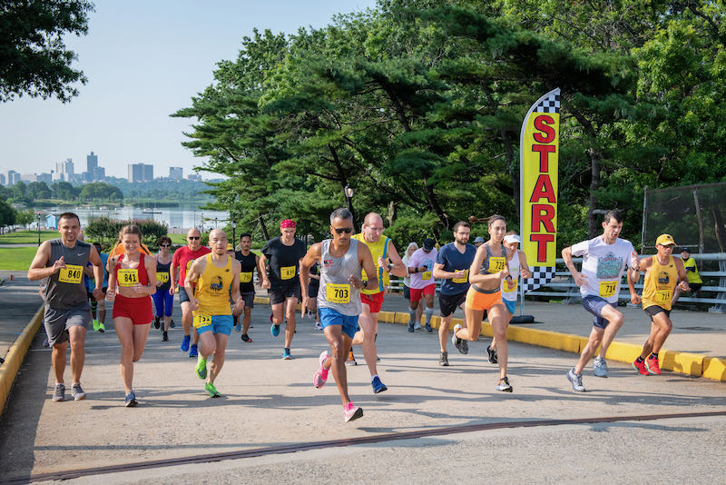 Results for 1 & 4-Mile Race Around the World